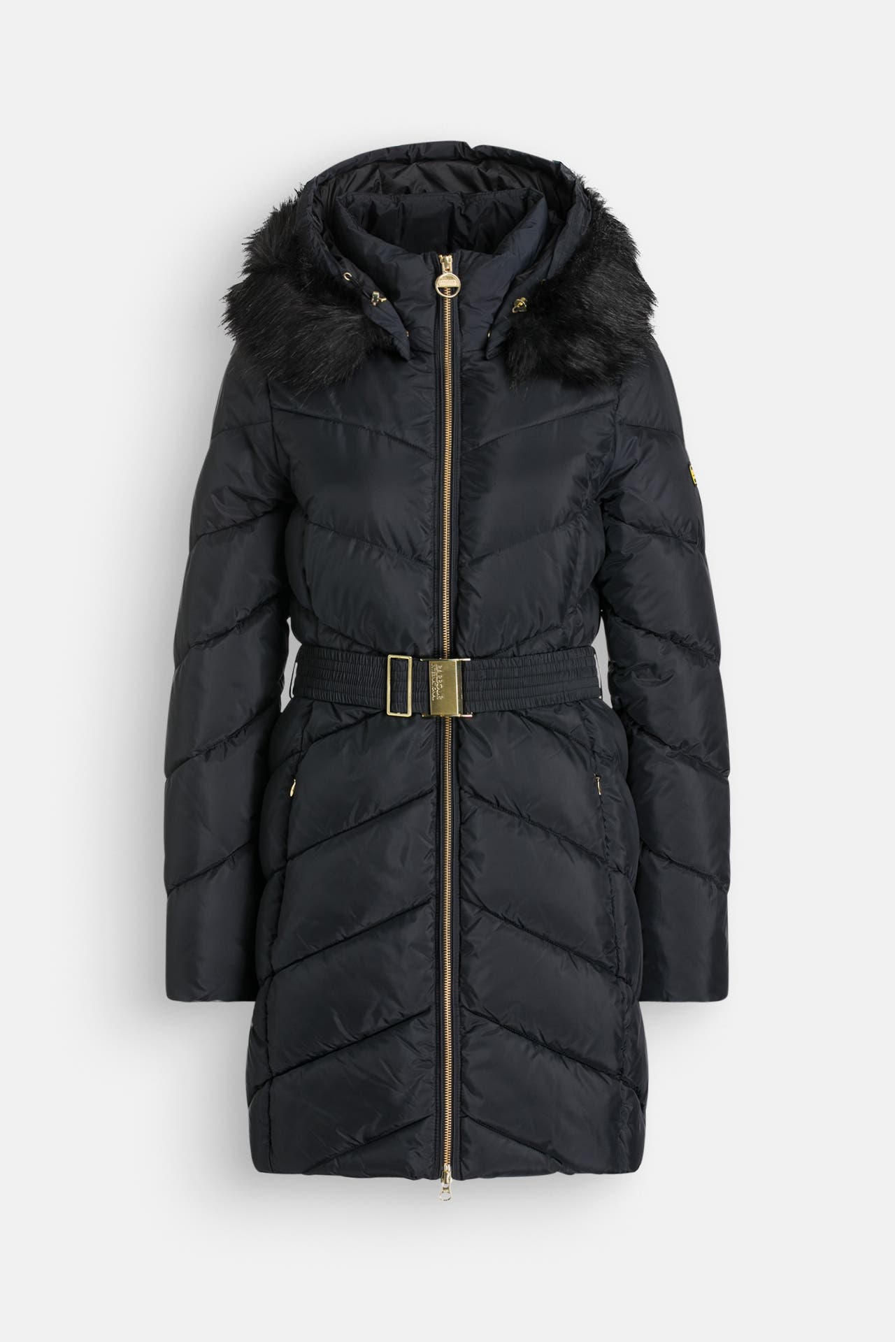 BARBOUR INTERNATIONAL Daunenmantel 'East Moor' schwarz, Bild 1