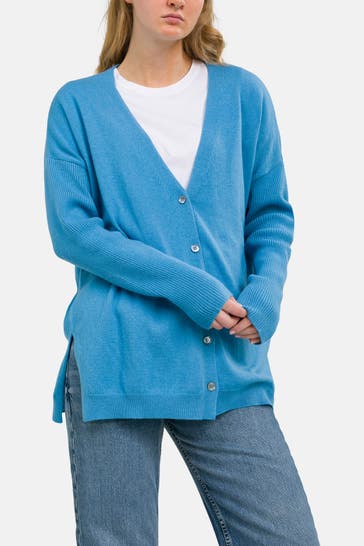 RIANI Strickjacke hellblau