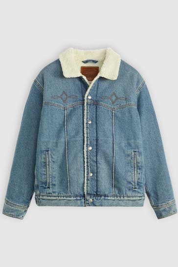 LEVI'S® Jeansjacke blau relaxed