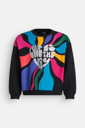 DESIGUAL Sweatshirt mehrfarbig