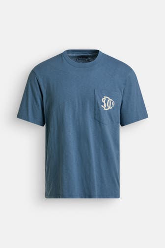 SUPERDRY T-Shirt graublau