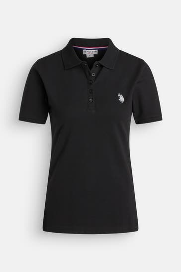 U.S. POLO ASSN. Polo-Shirt schwarz