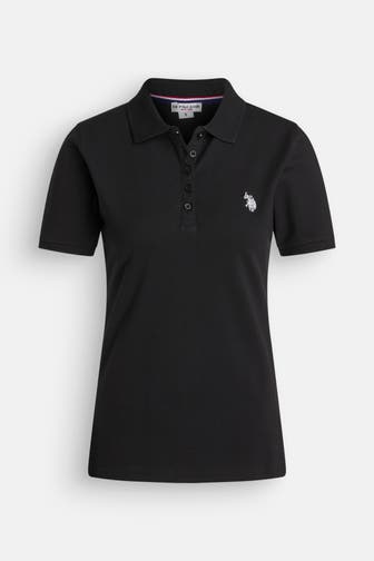 U.S. POLO ASSN. Polo-Shirt schwarz