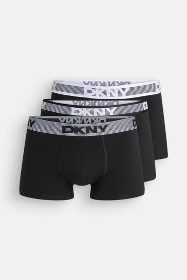 DKNY 3er-Pack Boxer Trunks 'Los Angeles' schwarz