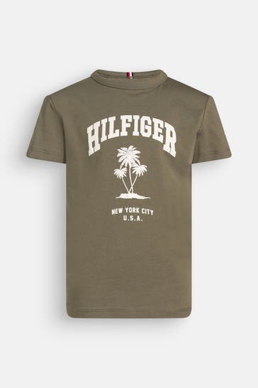 TOMMY HILFIGER T-Shirt oliv