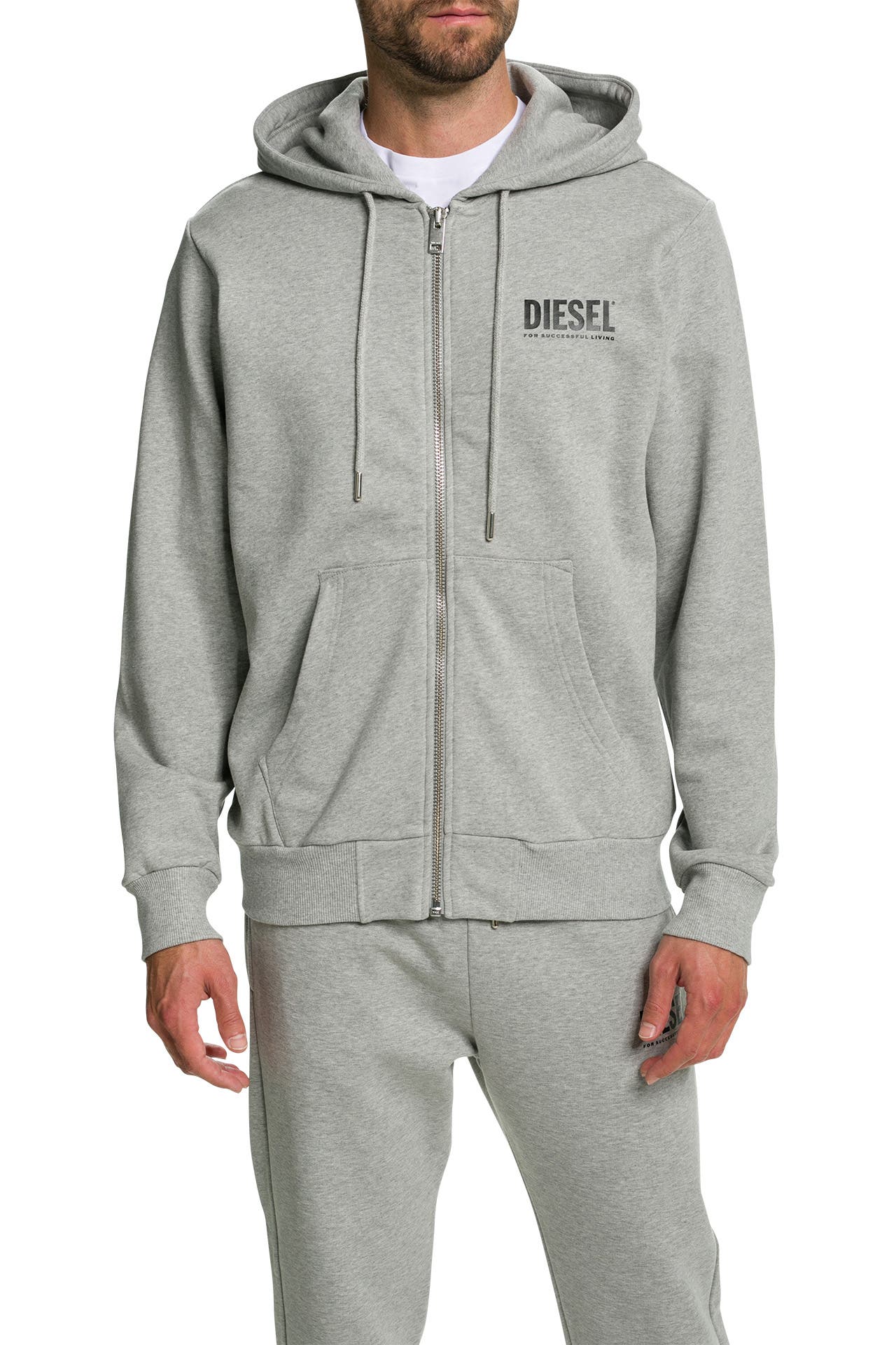 DIESEL Sweatjacke grau, Bild 1