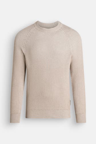 MARC O'POLO Strickpullover beige meliert