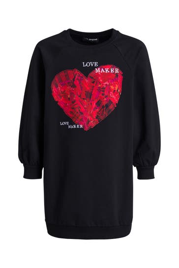 DESIGUAL Sweatkleid gemustert