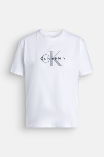 CALVIN KLEIN T-Shirt weiß
