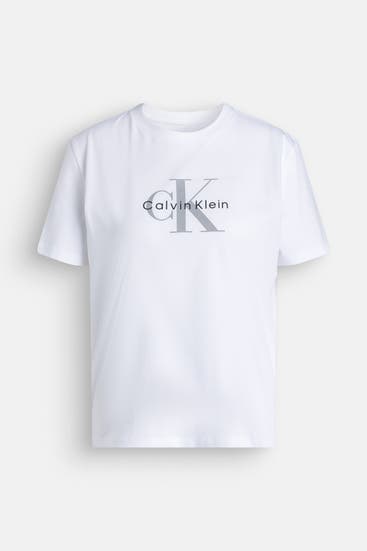 CALVIN KLEIN - T-Shirt weiß