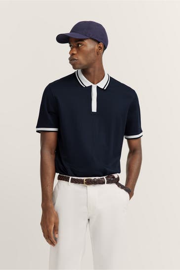 BUGATTI Polo-Shirt nachtblau