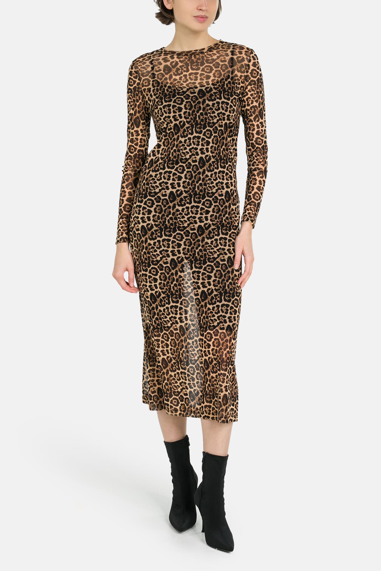 LOLLYS LAUNDRY Midikleid 'Logan' animal, Bild 1