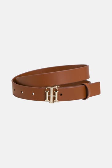 TOMMY HILFIGER Ledergürtel braun