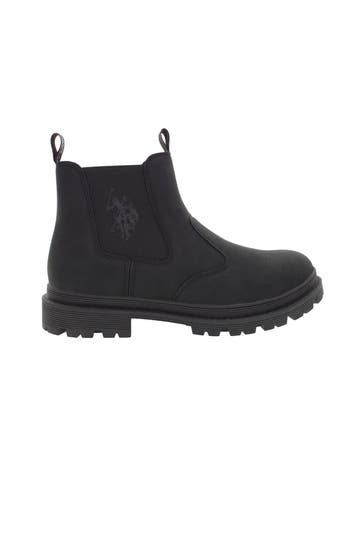 U.S. POLO ASSN. Chelsea-Boots 'Berlin' schwarz