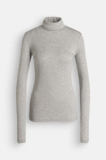 CLOSED Rollkragenpullover hellgrau
