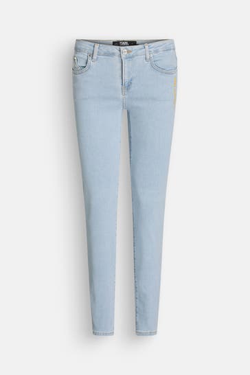 KARL LAGERFELD Jeans skinny hellblau