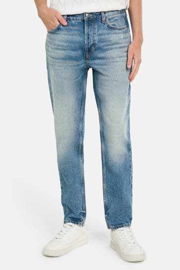 HUGO Jeans blau tapered