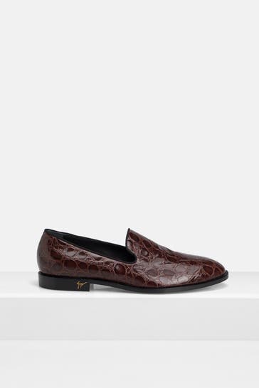 GIUSEPPE ZANOTTI Loafer 'Goodymoro' rotbraun animal
