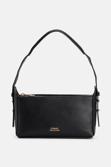 TOMMY HILFIGER Schultertasche schwarz