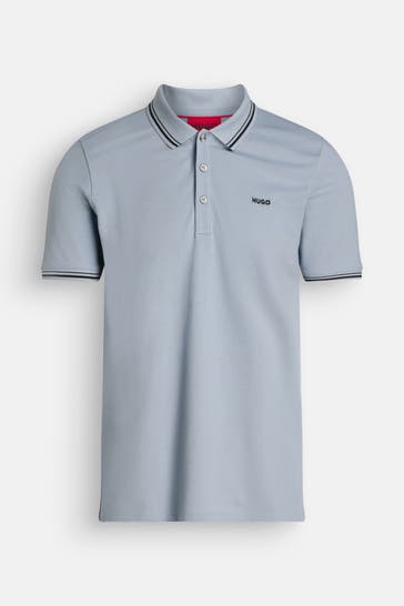 HUGO Polo-Shirt eisblau