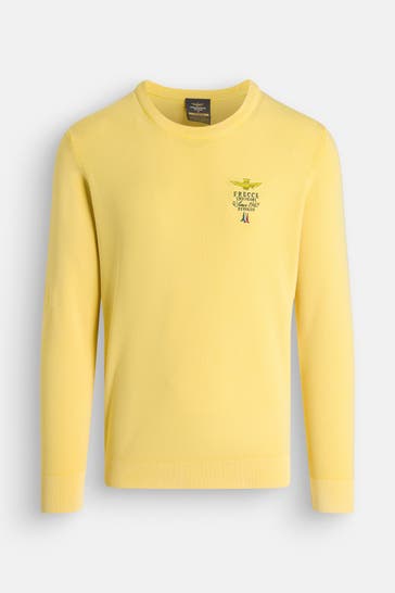 AERONAUTICA MILITARE Strickpullover gelb