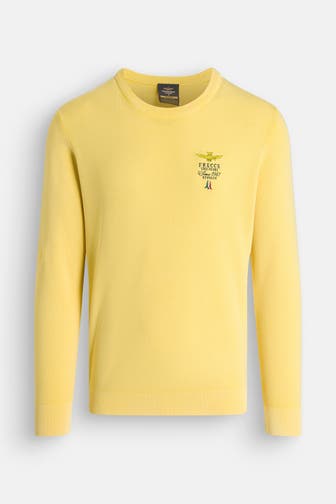 AERONAUTICA MILITARE Strickpullover gelb