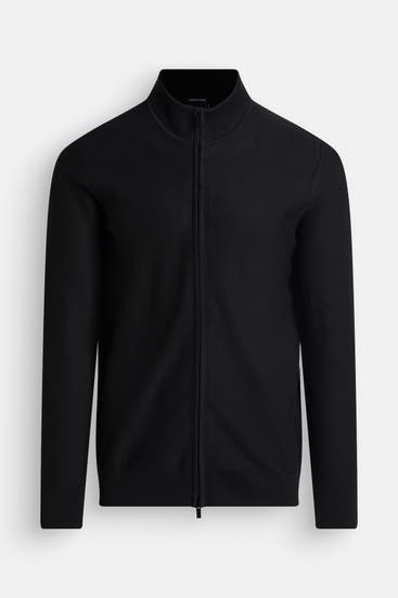 STRELLSON - Strickjacke 'Adrian' schwarz