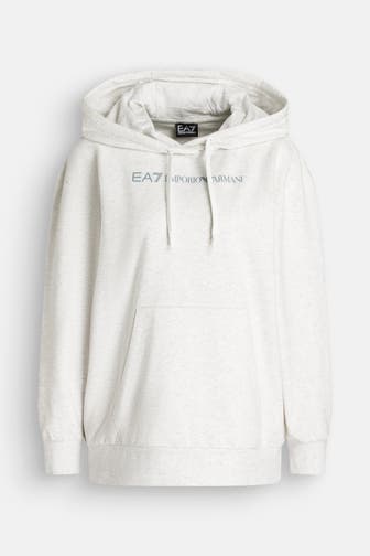 EA7 Hoodie grau meliert