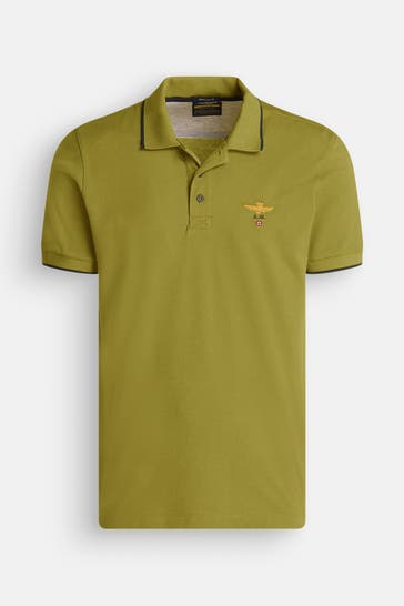 AERONAUTICA MILITARE Polo-Shirt moosgrün