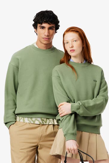 LACOSTE Sweatshirt graugrün unisex