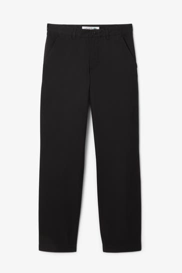 LACOSTE Chino schwarz