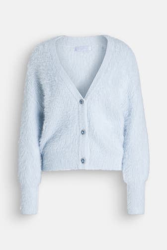 GUESS Strickjacke 'Keyla' hellblau