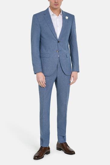 JOOP! Wollmix-Anzug dunkelblau