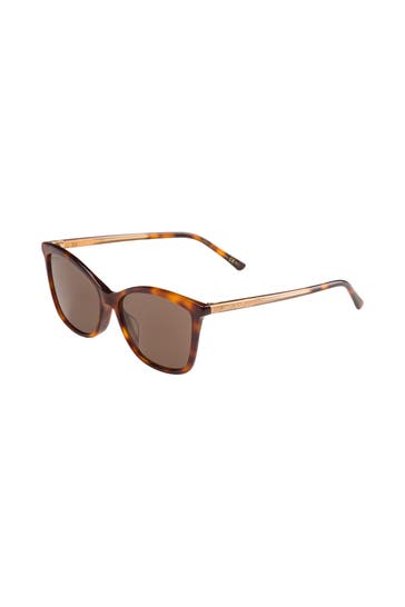 JIMMY CHOO Sonnenbrille gold-tortoise