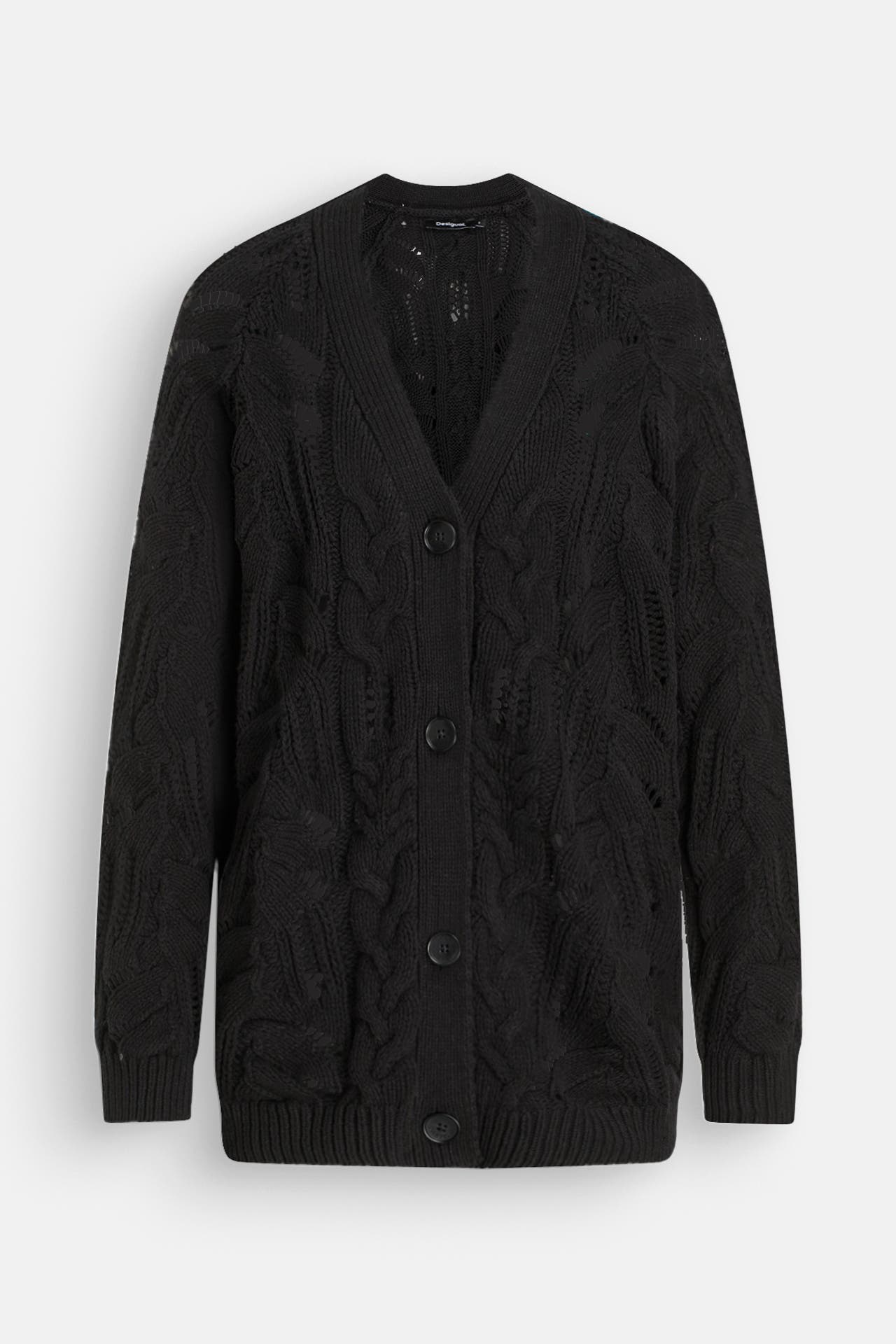 DESIGUAL Strickjacke schwarz, Bild 1
