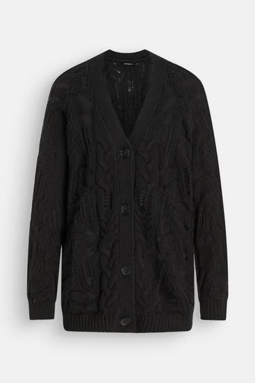 DESIGUAL - Strickjacke schwarz