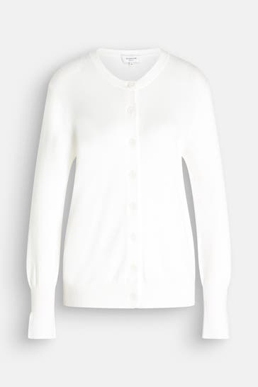 ROSEMUNDE Strickjacke 'Denise' weiß