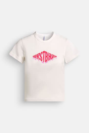 WRSTBHVR T-Shirt 'Dia' offwhite