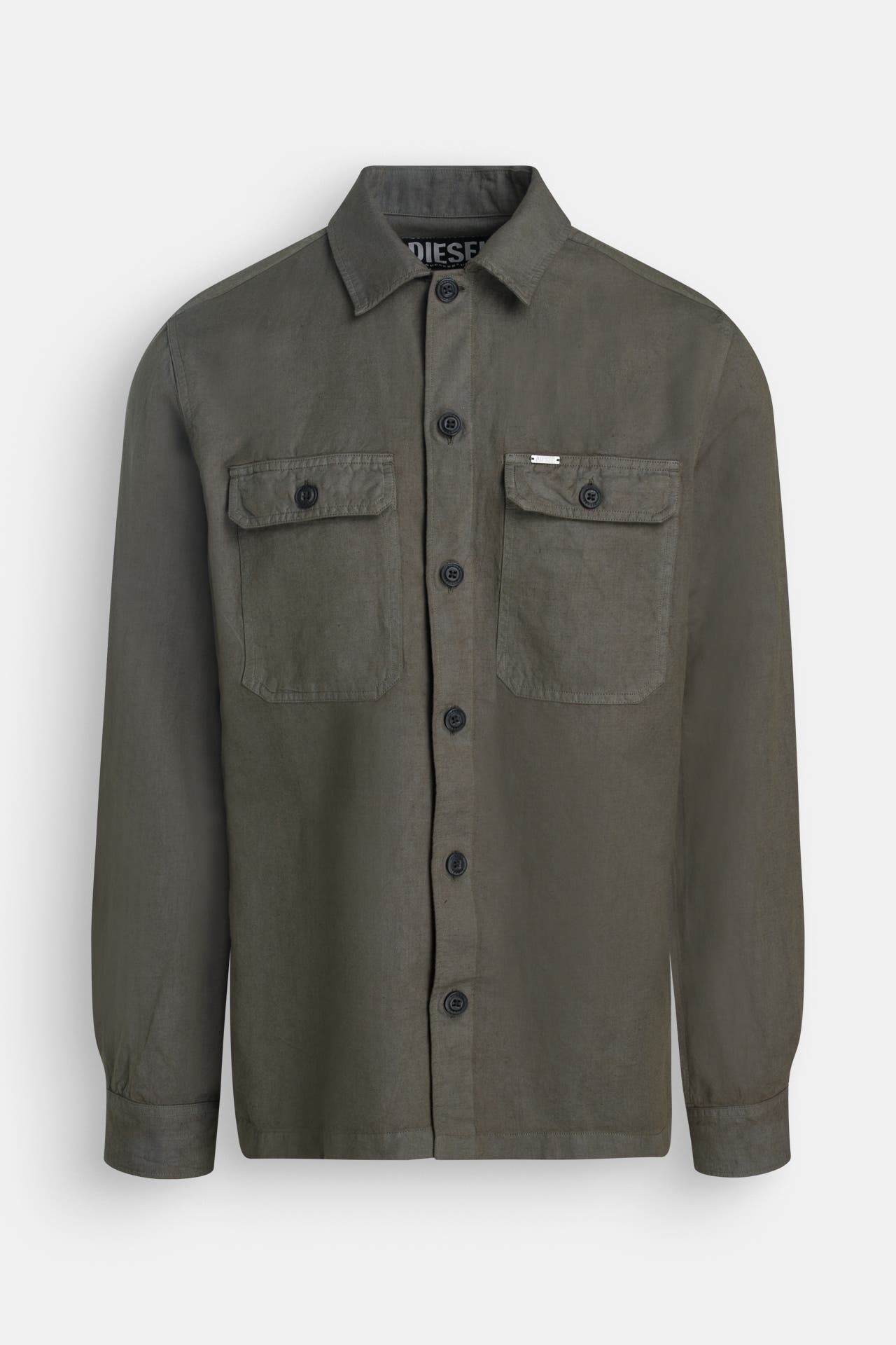DIESEL Leinenmix-Hemd Regular Fit, Bild 1