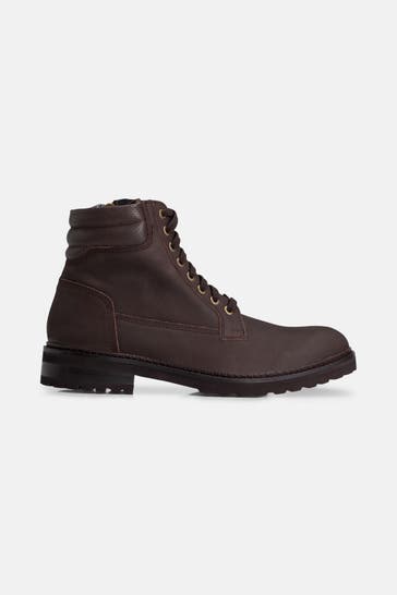 GORDON & BROS Schnürstiefel 'Core' dunkelbraun