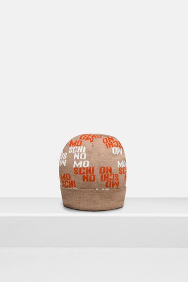 MOSCHINO - Wollmix Beanie mehrfarbig
