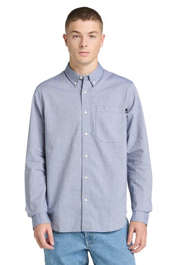 TIMBERLAND Casual-Hemd blau Regular Fit