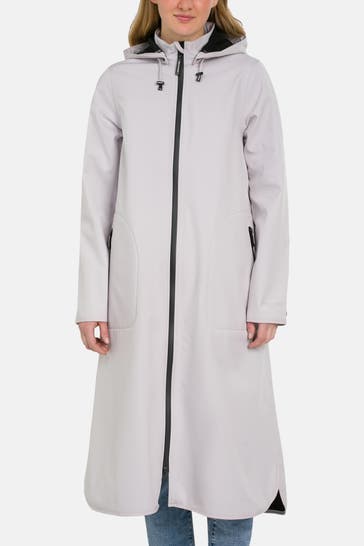 ILSE JACOBSEN Regenmantel hellgrau