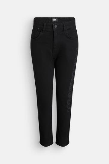 KARL LAGERFELD Jeans schwarz mom