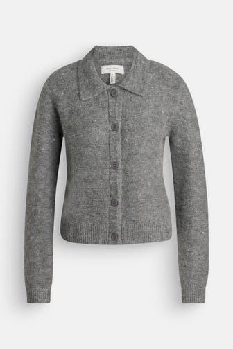 PART TWO Strickjacke 'Ulrica' grau