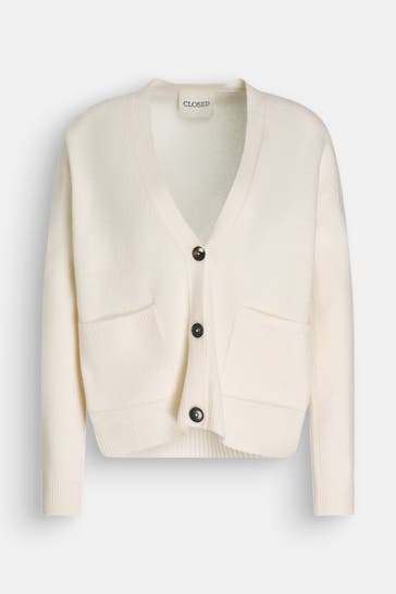 CLOSED Wolljacke beige