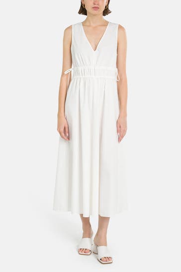 MARC O'POLO DENIM Midikleid weiß