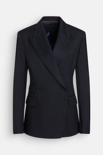 WINDSOR. Schurwollmix-Blazer navy