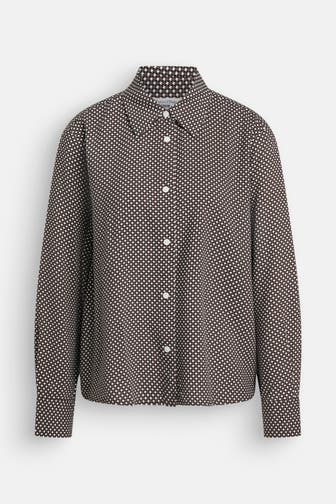 MARC O'POLO DENIM Casual-Bluse gemustert