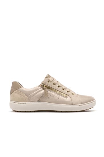 CLARKS Sneaker 'Nalle' champagner